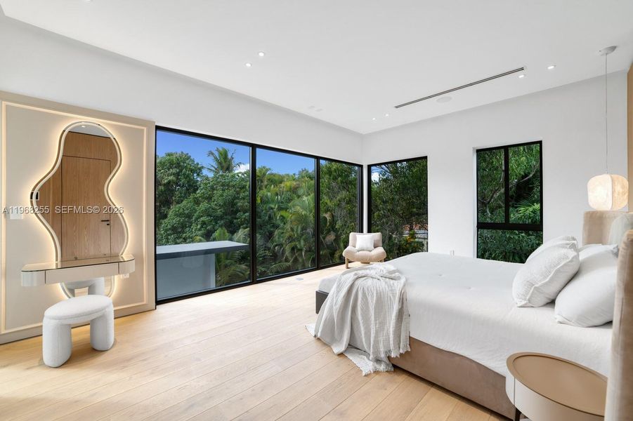 Furnished interior view inside a new home in , Miami (Image 6).