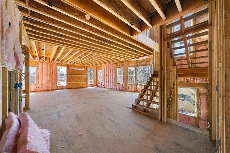 In-progress construction of a new home in , Atlanta, GA (Image 8).