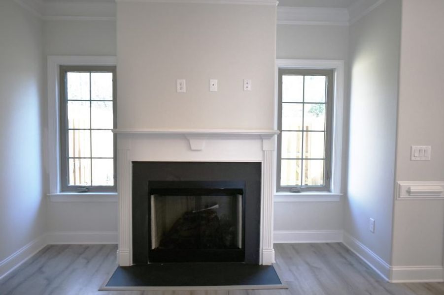 Representative furnished interior of a home built from the Cayman by Keystone Homes NC in Weybridge, Burlington (Image 8).