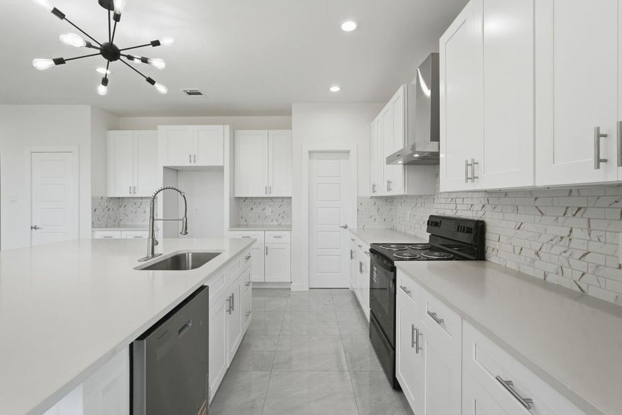 Furnished interior view inside a new home in , Conroe (Image 6).