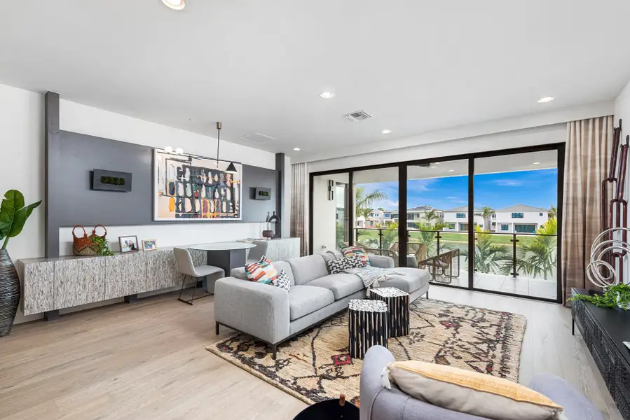 Representative furnished interior of a home built from the Maldives by GL Homes in Lotus Edge, Boca Raton (Image 9).