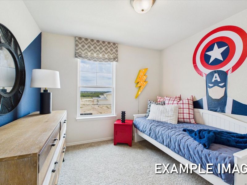 Furnished interior view inside a new home in Agave, San Antonio (Image 28).