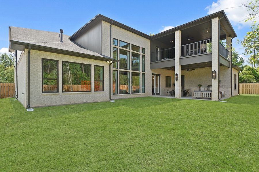 Exterior details and patio area of a home in COLTON - Fedrick Harris, Montgomery (Image 23). Exterior details and patio area of a home in COLTON - Fedrick Harris, Montgomery (Image 23).