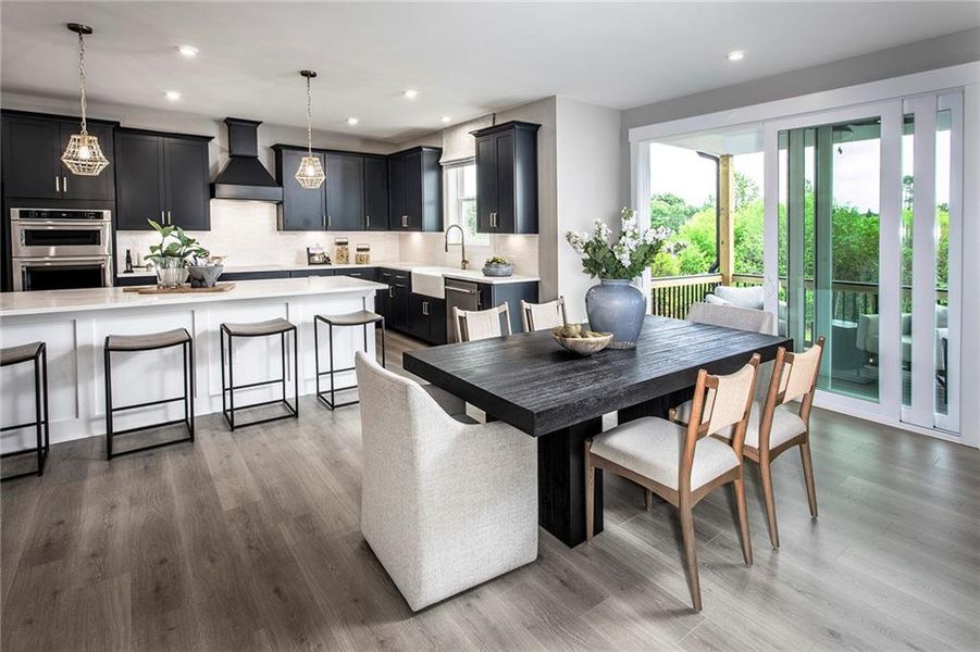Furnished interior view inside a new home in Hopewell Reserve, Cumming (Image 48). Furnished interior view inside a new home in Hopewell Reserve, Cumming (Image 48).