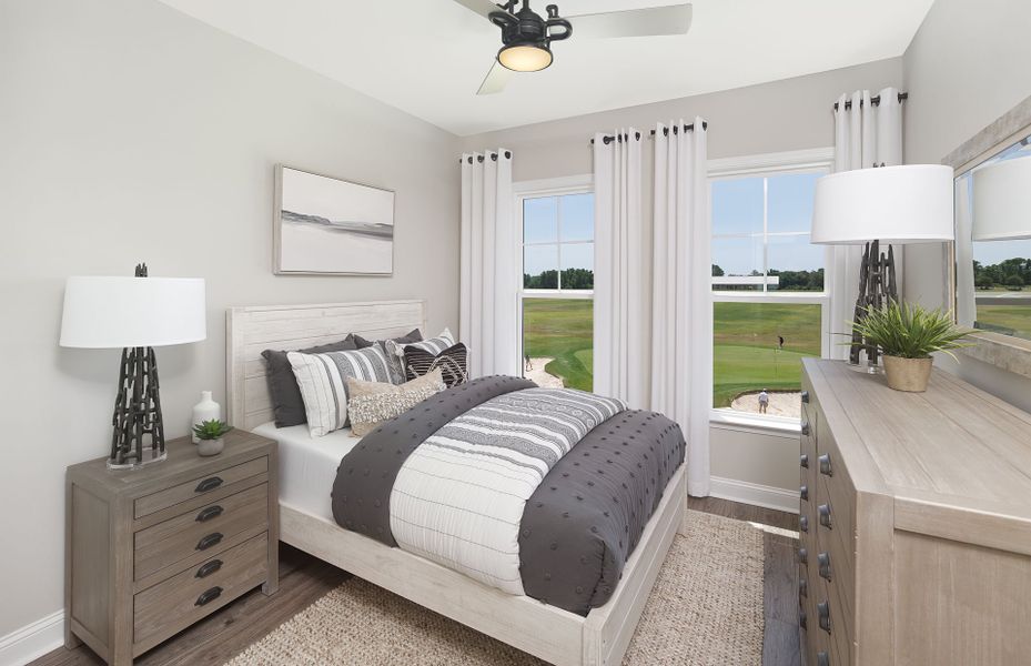 Representative furnished interior of a home built from the Byrnes 3 Story by Pulte Homes in Long Savanna, Charleston (Image 10).