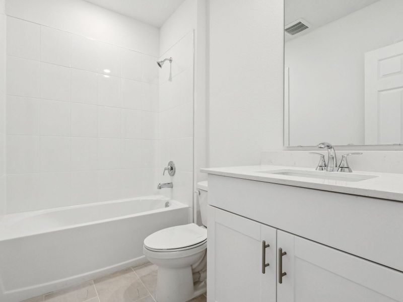 Furnished interior view inside a new home in The Reserve at Hammock Oaks - Signature Series, Lady Lake (Image 6).