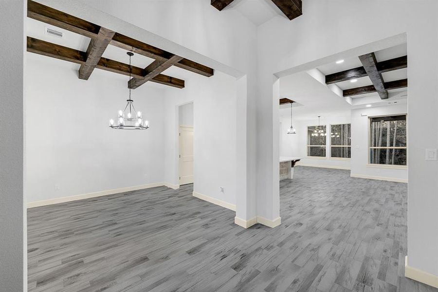 Dining Room into Living Room