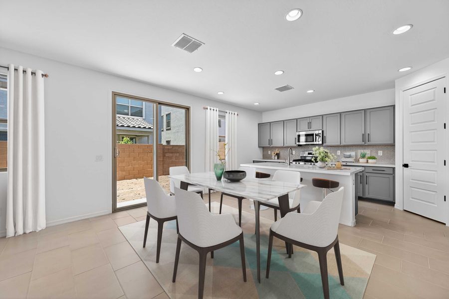 Furnished interior view inside a new home in Artisan at Asante, Surprise (Image 4).