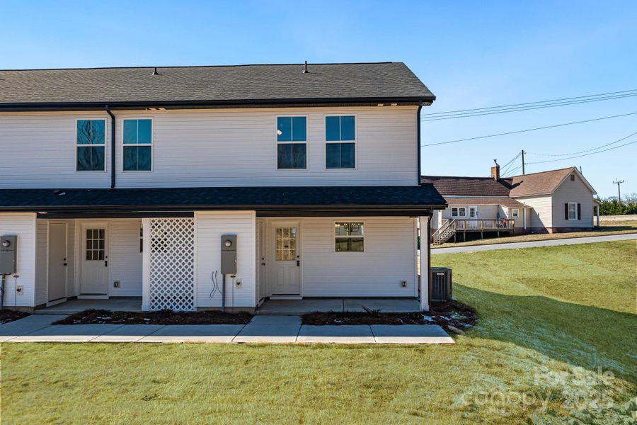 Front exterior of a new home in , Landis, NC, highlighting curb appeal (Image 1). Front exterior of a new home in , Landis, NC, highlighting curb appeal (Image 1).