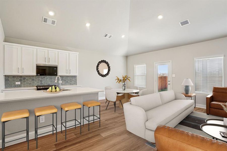 Furnished interior view inside a new home in Windmore, Princeton (Image 6).