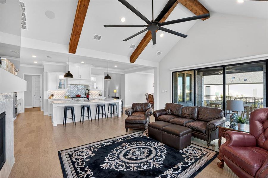 Furnished interior view inside a new home in , Fort Worth (Image 13).