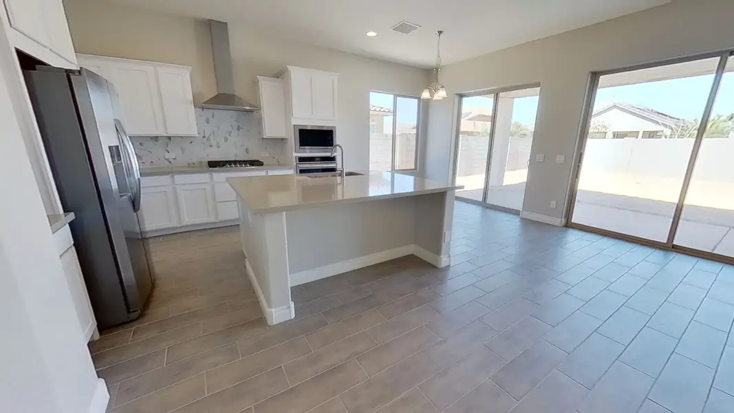 Furnished interior view inside a new home in Arroyo Seco - Hacienda, Buckeye (Image 3).