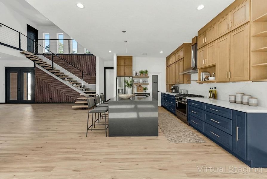 Furnished interior view inside a new home in , Willis (Image 28).