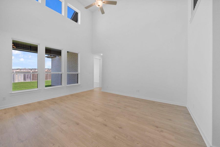 Family Room with soaring ceiling Family Room with soaring ceiling
