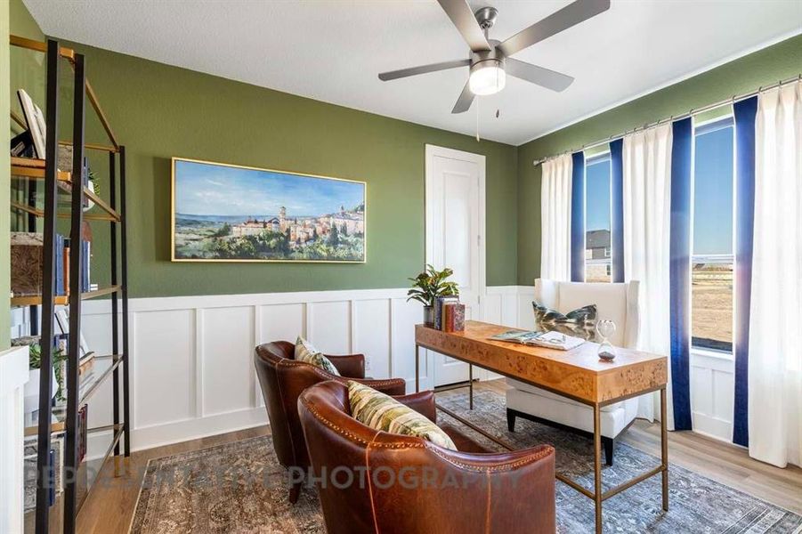 Furnished interior view inside a new home in Aster Park: 40ft. lots, McKinney (Image 36).