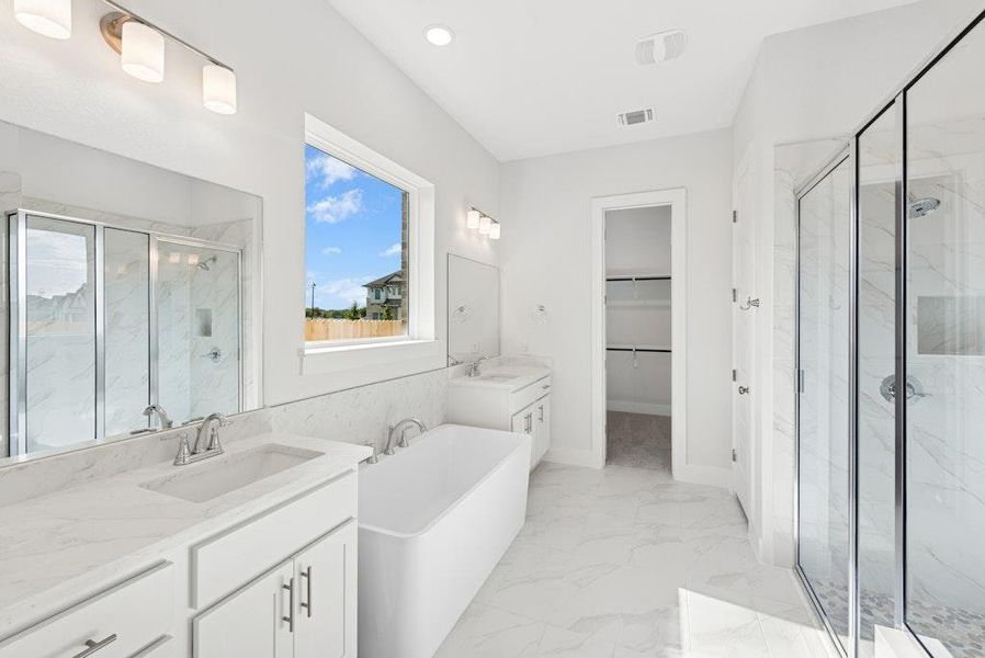 Furnished interior view inside a new home in Blackhawk, Pflugerville (Image 13).
