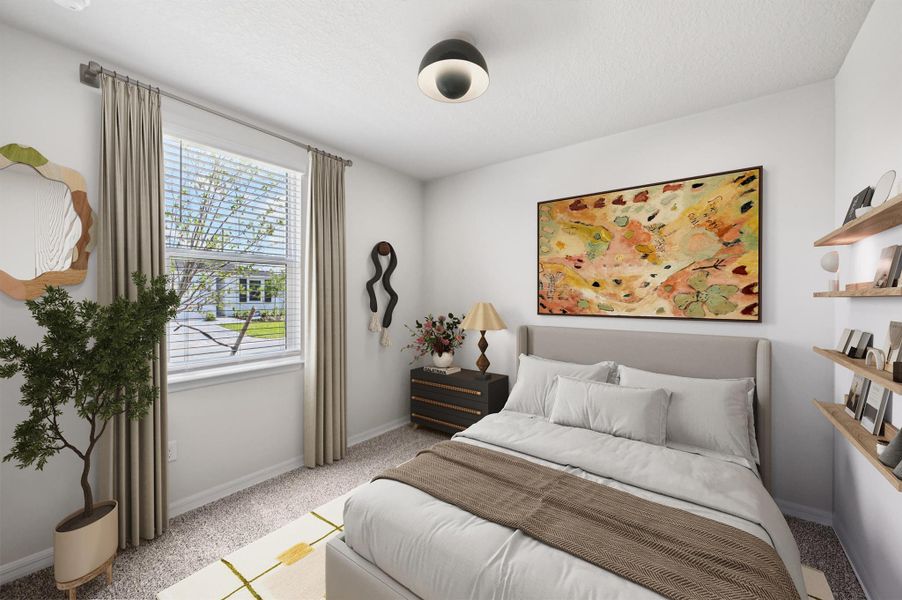 Furnished interior view inside a new home in Hampton Park - Classic Series, Vero Beach (Image 10).