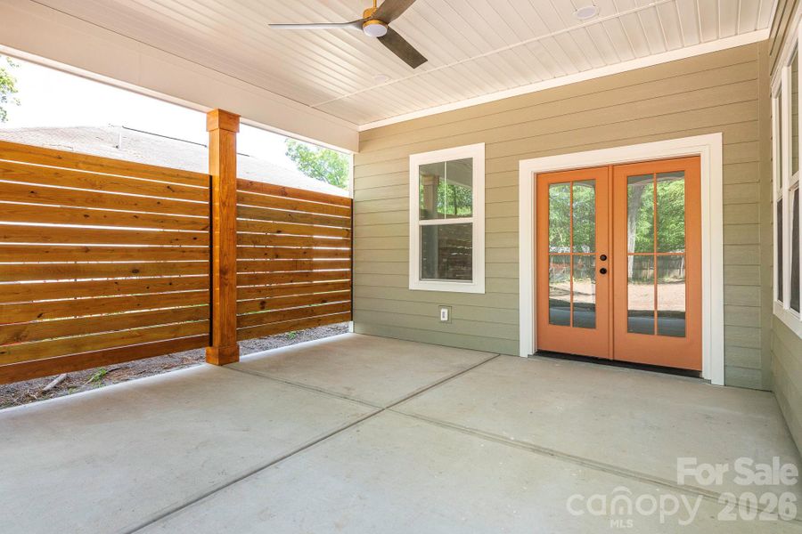 Exterior details and patio area of a home in , Charlotte (Image 3).