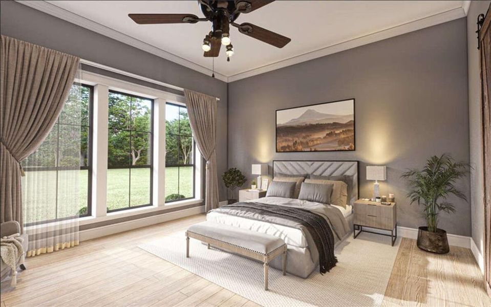 Furnished interior view inside a new home in , Cumming (Image 8).