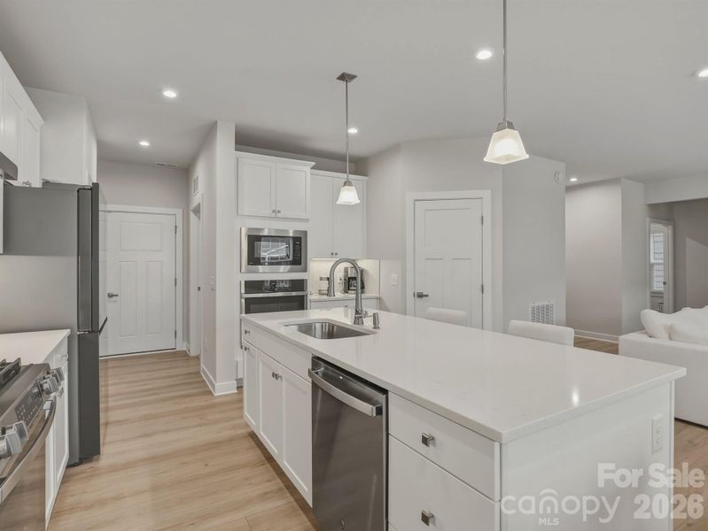 Furnished interior view inside a new home in , Monroe (Image 12).