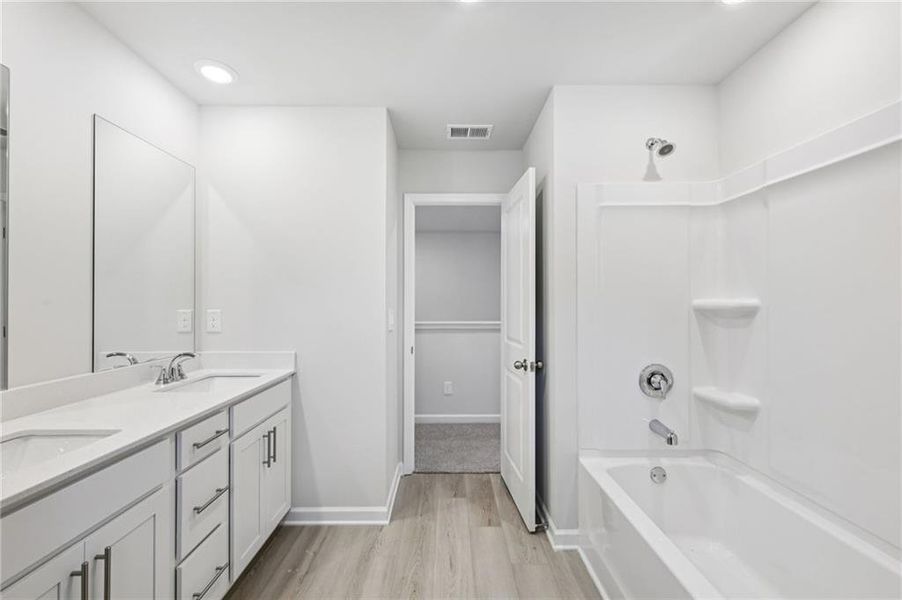 Furnished interior view inside a new home in Westmont Preserve, Powder Springs (Image 38).
