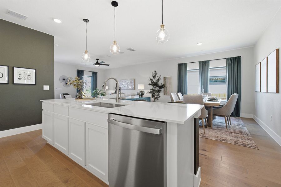 Furnished interior view inside a new home in Sunfield, Buda (Image 21).