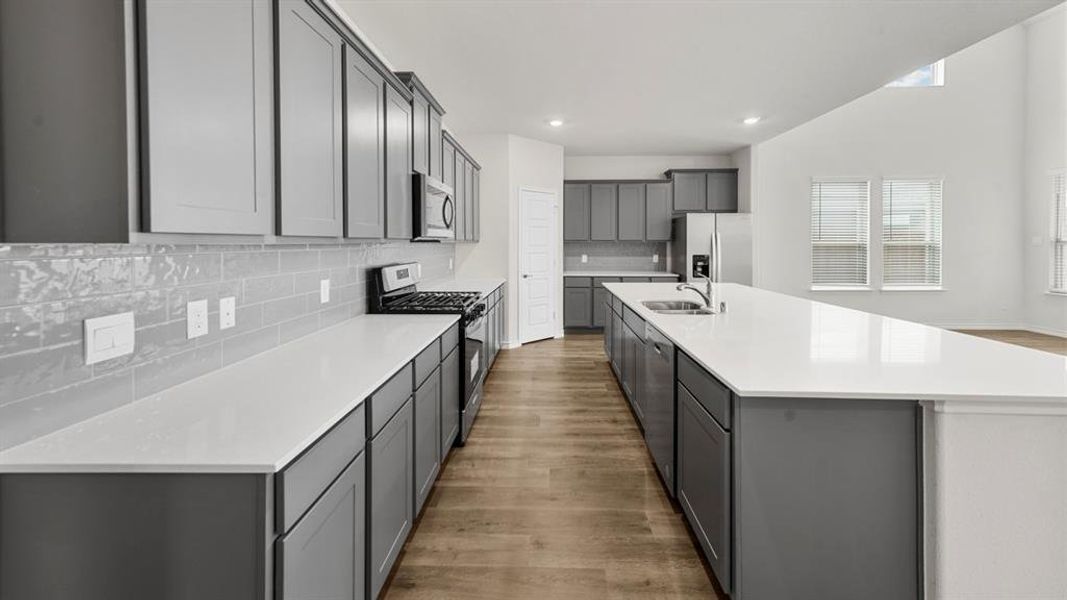 Furnished interior view inside a new home in Lilybrooke at Legacy Hills, Celina (Image 3). Furnished interior view inside a new home in Lilybrooke at Legacy Hills, Celina (Image 3).
