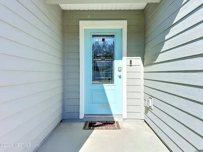 Exterior details and patio area of a home in Dorado at Entrada, St. Augustine (Image 3).