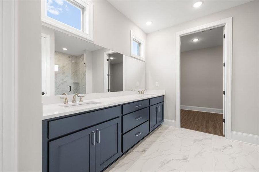 Furnished interior view inside a new home in , Cumming (Image 8).