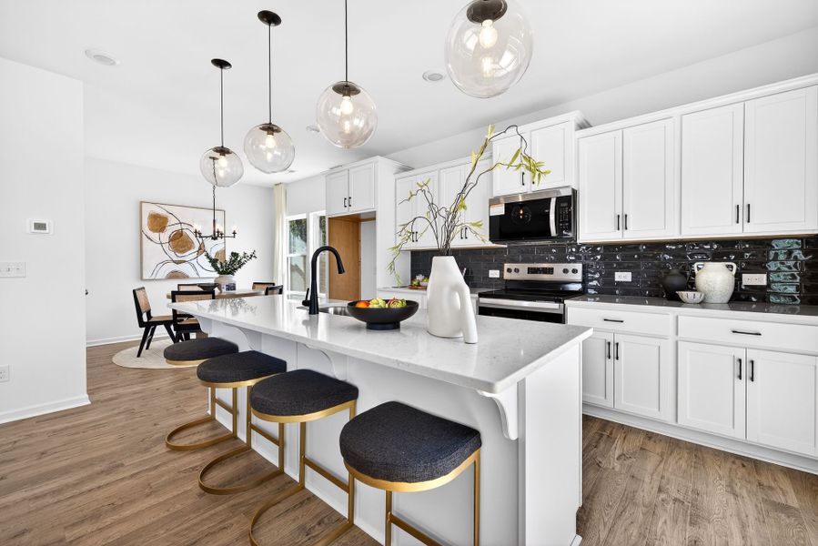 Furnished interior view inside a new home in Grandview, Albemarle (Image 19). Furnished interior view inside a new home in Grandview, Albemarle (Image 19).