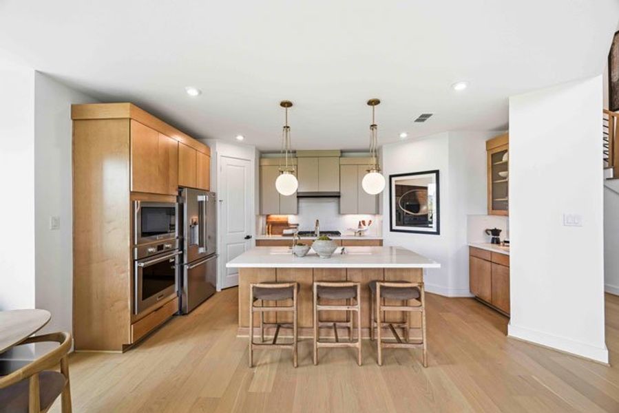 Furnished interior view inside a new home in Bridgeland 45', 50', 70', Cypress (Image 14).