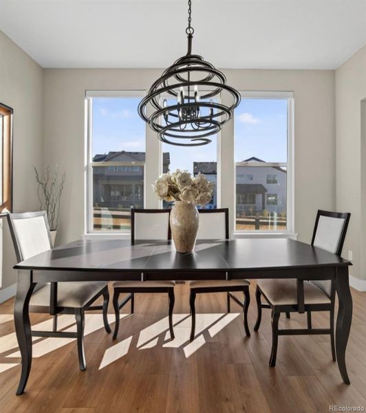 Furnished interior view inside a new home in Montaine, Castle Rock (Image 24).