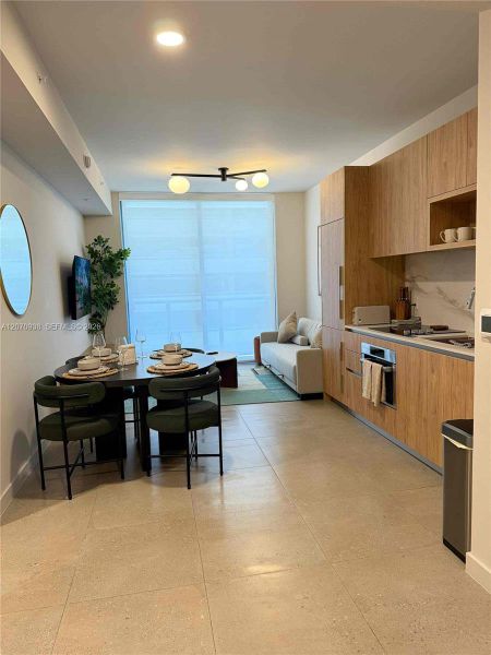 Furnished interior view inside a new home in , Miami (Image 17).