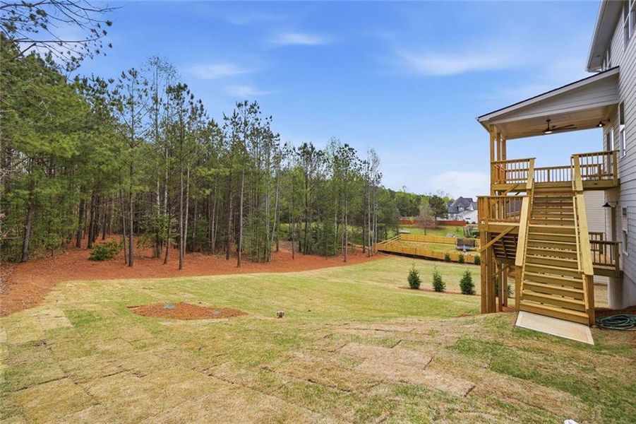 Exterior details and patio area of a home in , Dawsonville (Image 34).
