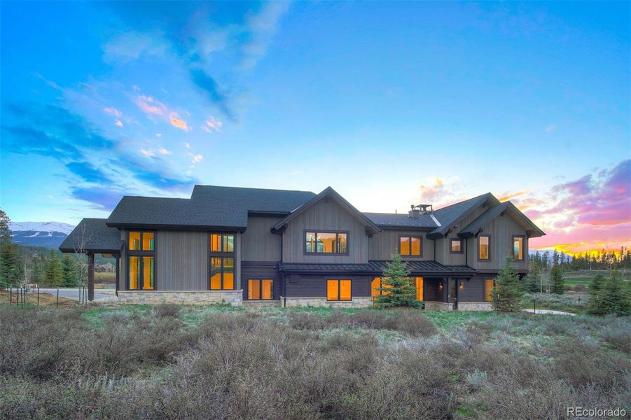 Front exterior of a new home in , Breckenridge, CO, highlighting curb appeal (Image 25).