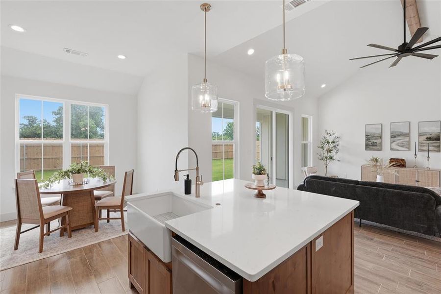 Furnished interior view inside a new home in , Tolar (Image 13).