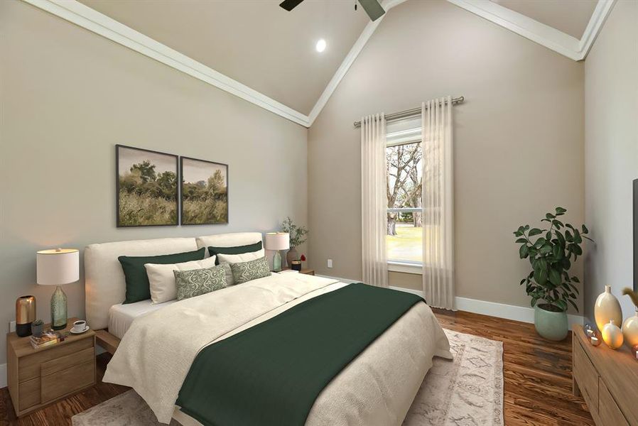 Furnished interior view inside a new home in , Poetry (Image 29). Furnished interior view inside a new home in , Poetry (Image 29).
