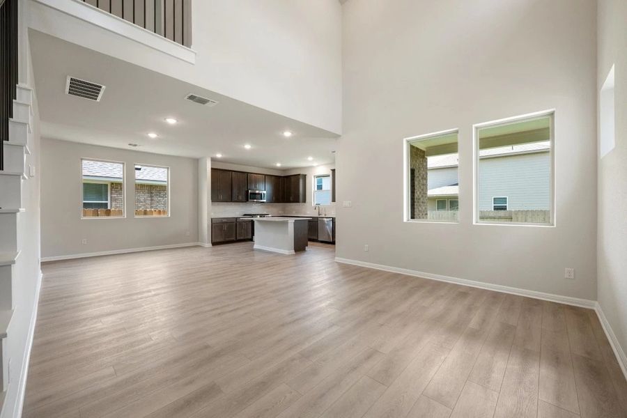 Spacious, unfurnished interior of a new home in La Cima, San Marcos (Image 13). Spacious, unfurnished interior of a new home in La Cima, San Marcos (Image 13).