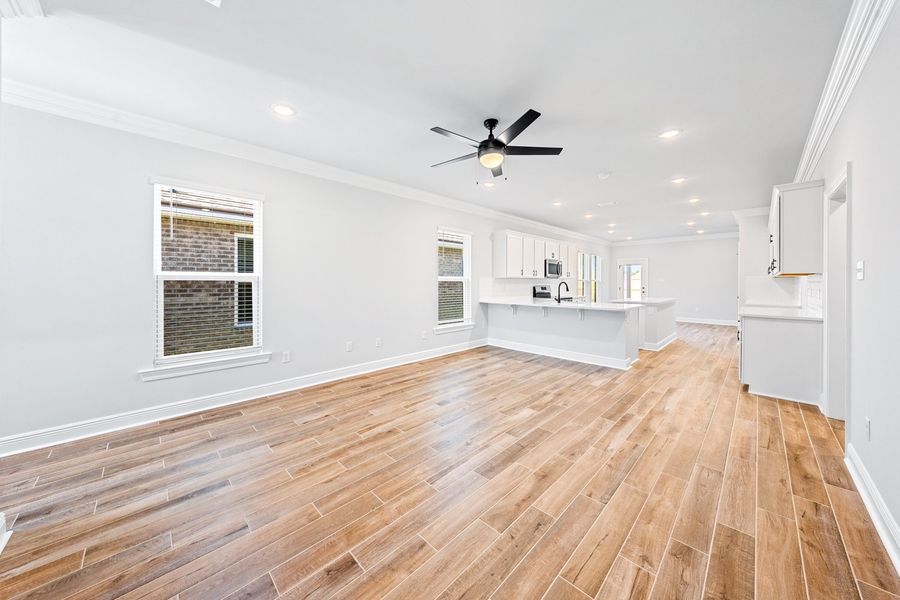 Spacious, unfurnished interior of a new home in Natureview, Freeport (Image 10). Spacious, unfurnished interior of a new home in Natureview, Freeport (Image 10).