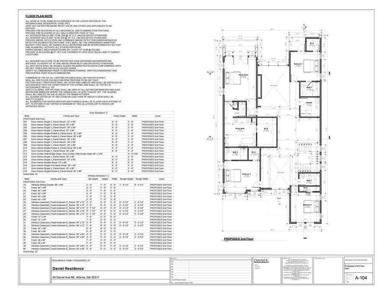 2D floor plan layout of this home in , Atlanta, GA (Image 5).