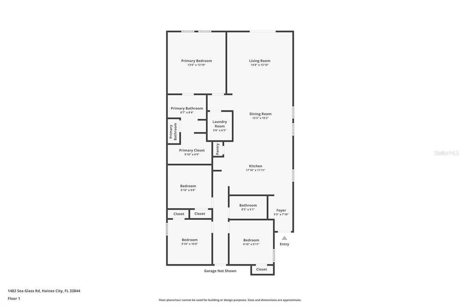 2D floor plan layout of this home in , Haines City, FL (Image 5).