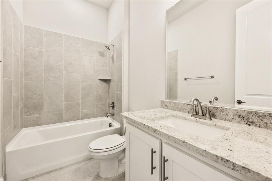 Furnished interior view inside a new home in Creekview Meadows, Pilot Point (Image 6).