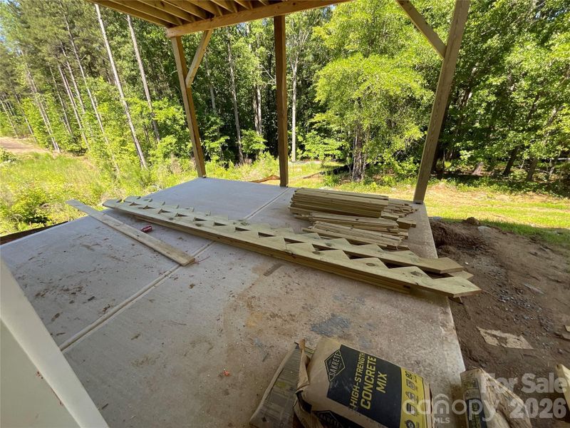 Patio off basement