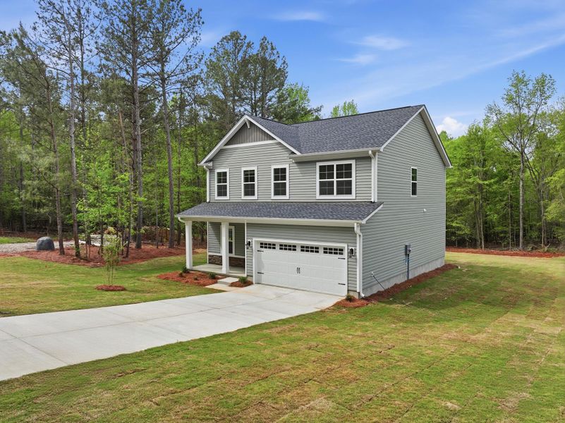 Representative exterior photo of a completed home built from the Willow Select M by McGuinn Homes in Broadway Lake, Anderson, SC (Image 17).