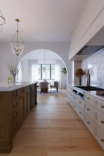 Furnished interior view inside a new home in , Dallas (Image 9).