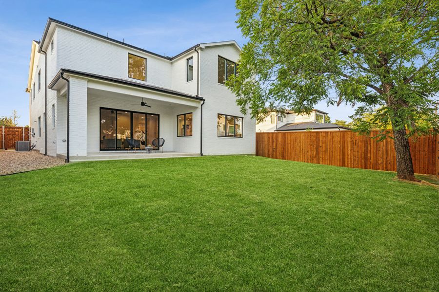 Front exterior of a new home in , Dallas, TX, highlighting curb appeal (Image 54).