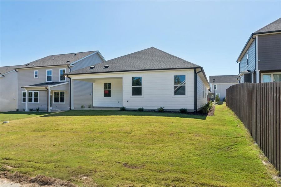 Exterior details and patio area of a home in Tillery Park, Grovetown (Image 15).