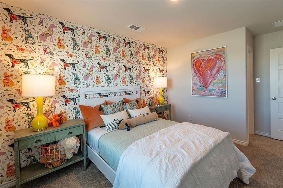 Furnished interior view inside a new home in Retreat at Fossil Creek, Fort Worth (Image 16).