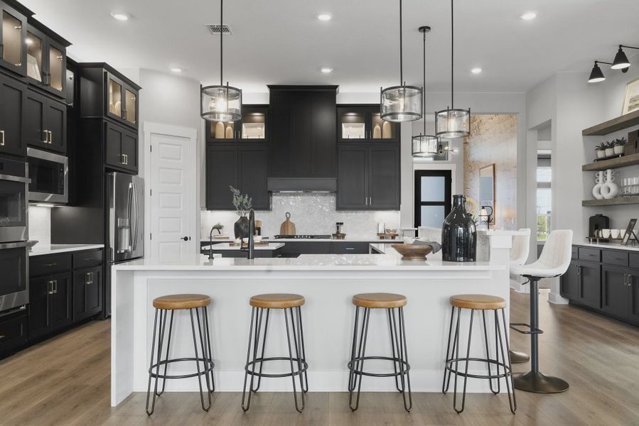 Representative furnished interior of a home built from the Kennedy by Chesmar Homes in Broken Oak, Georgetown (Image 3).