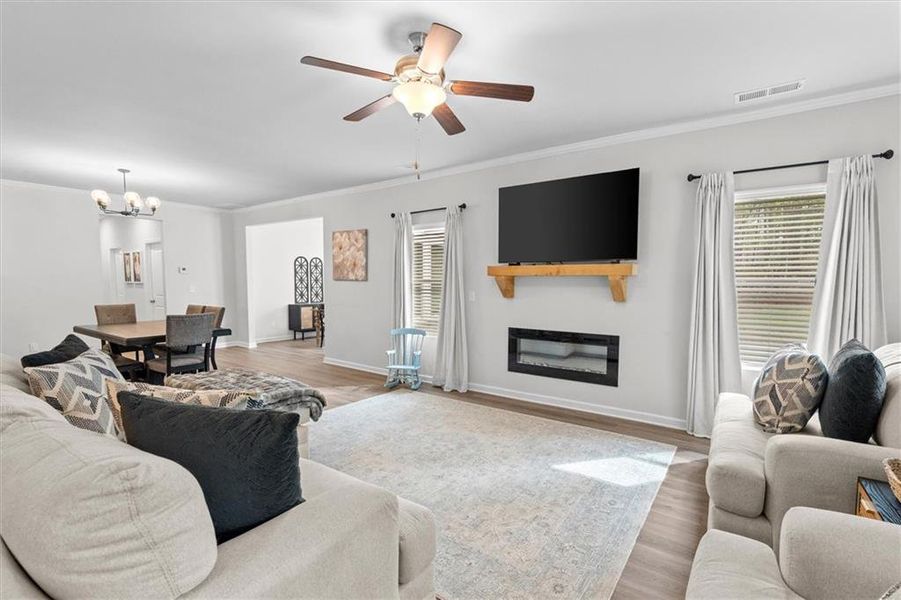 Furnished interior view inside a new home in Fairfield Plantation, Villa Rica (Image 21).